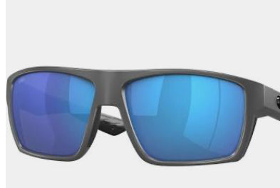 Costa Bloke 127 Matte Gray Matte Black Blue Mirror 580G 06S9045