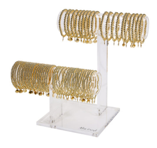Alex Carol Assorted Water Resistant Gold Ball Bracelet