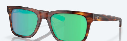 Costa Tybee 10 Shiny Tortoise Green Mirror 580G