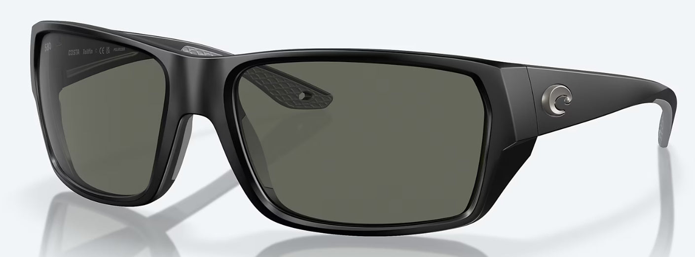 Costa Del Mar Tailfin Matte Black w/ Gray  580G 91130160