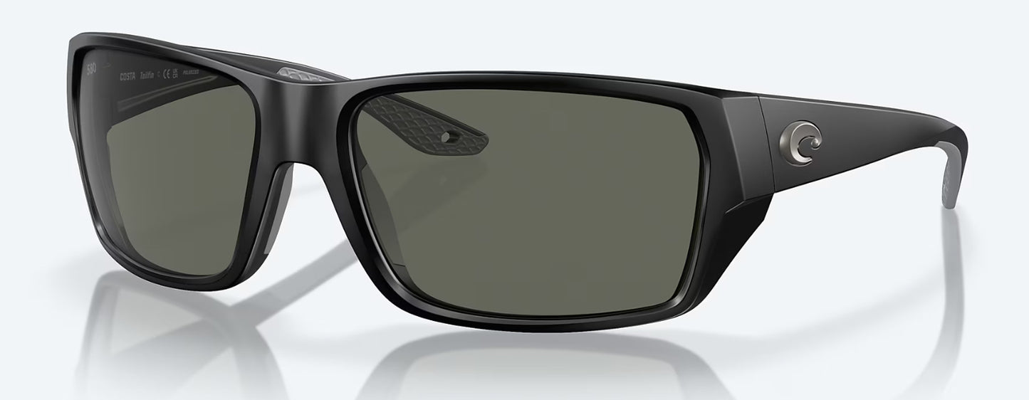 Costa Del Mar Tailfin Matte Black w/ Gray 580P 06S9113