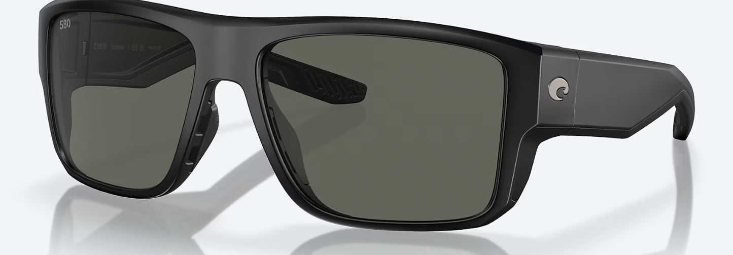 Costa Taxman Matte Black with Gray Mirror 580p. 911606