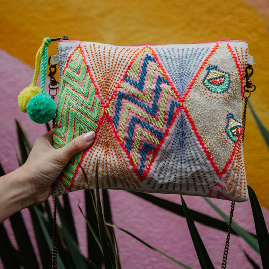Katydid Collection Diamond Clutch