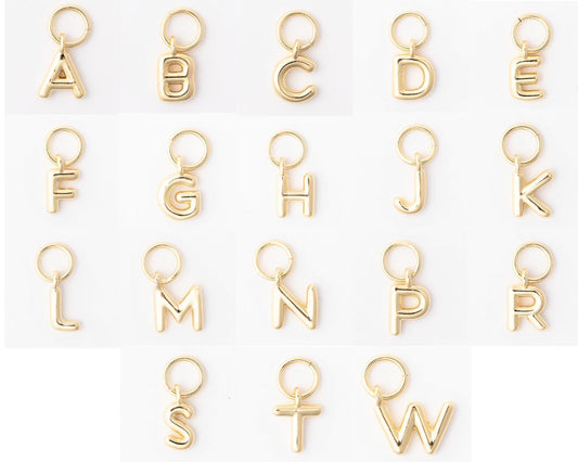 Michelle McDowell Luxe Jenna Charms Gold Letters