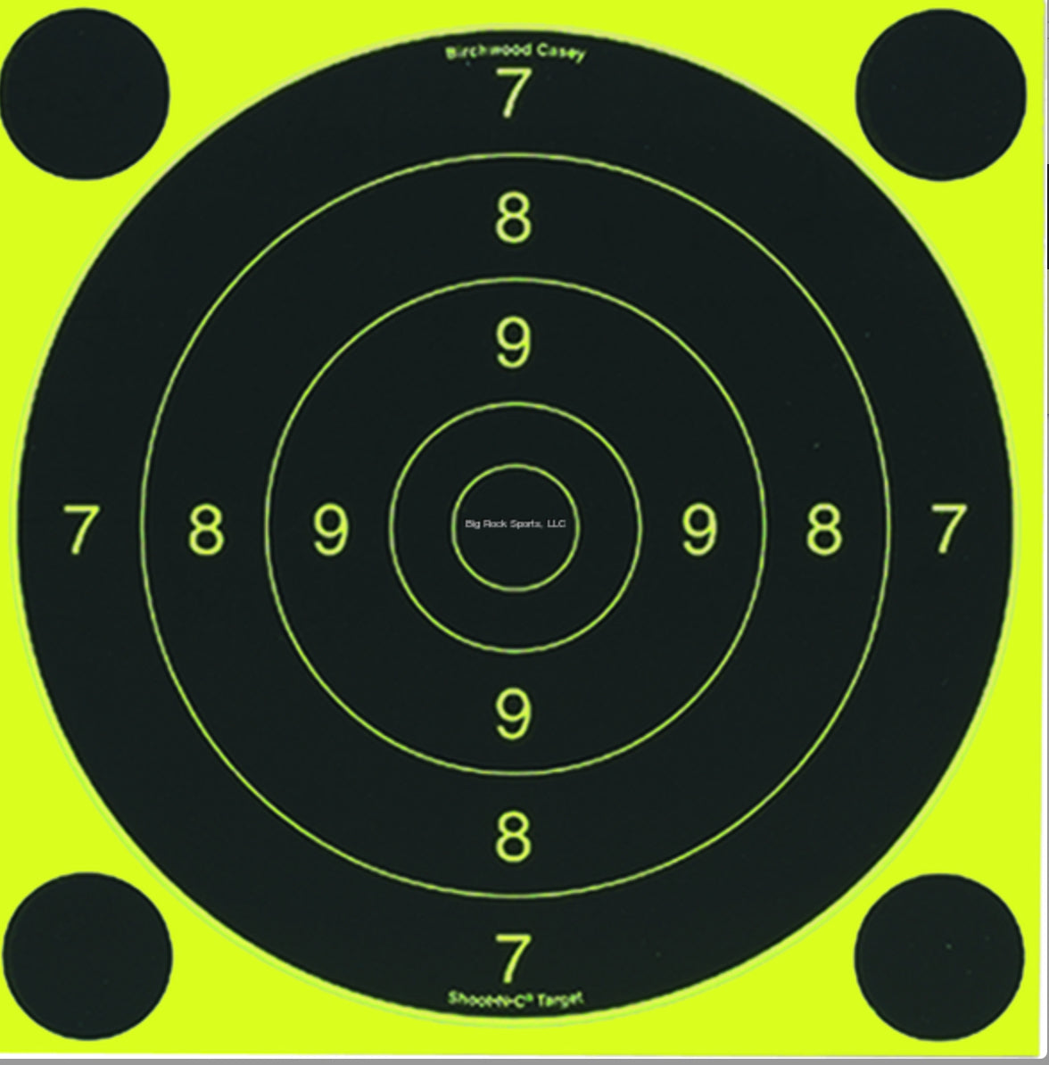 Birchwood Casey BC-34081 Shoot-N-C 20cm UIT 25/50 Meter Target 6/Pk