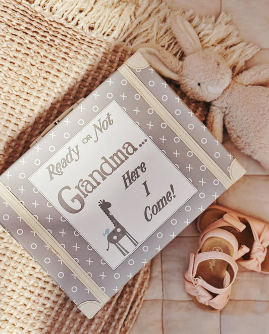 Going To Grandma’s Box With Blanket Gray