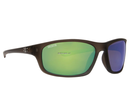Calcutta Bogue BG1GMCO Sunglasses Crystal Olive Frame/Green mirror
