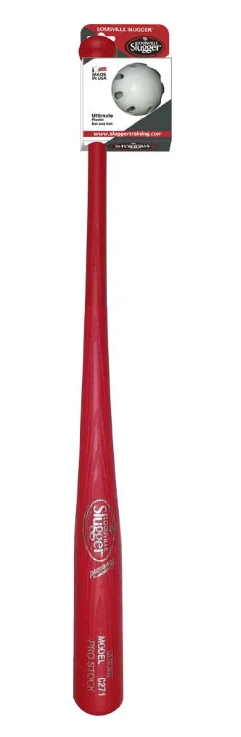 Louisville Slugger 33” Red Bat White Ball Set