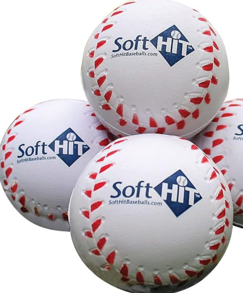 Soft Hit Baseballs 12PCS