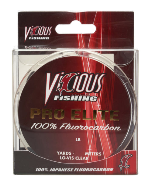 Vicious Pro Elite FLUORO 12 lb-100 FLUR : 12