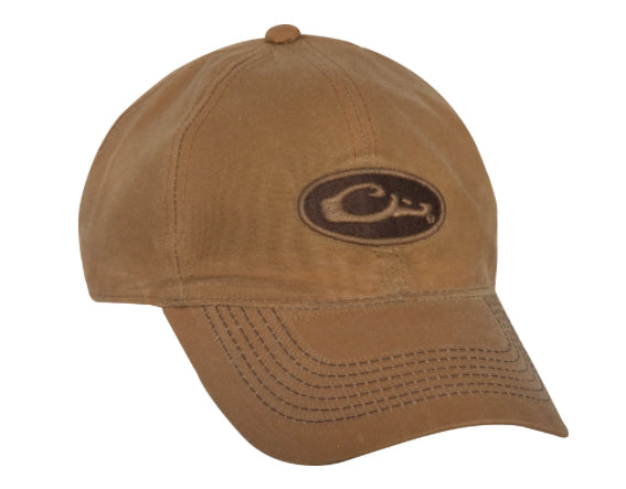Drake waxed canvas cap tan