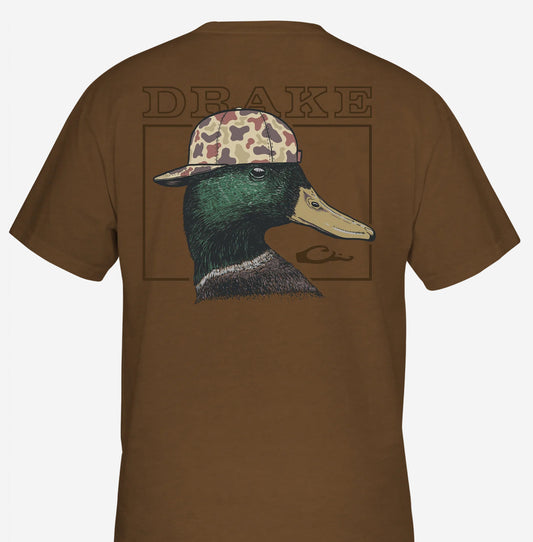 Drake Back Cap Mallard T-Shirt