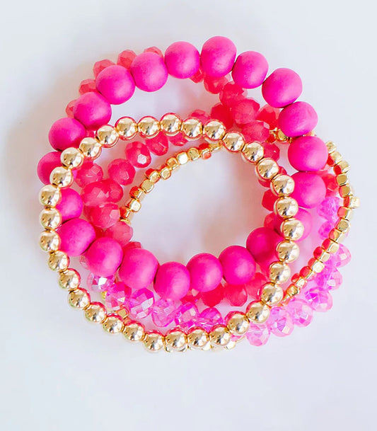 Michelle McDowell Bracelet Mandy Hot Pink
