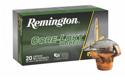Remington Ammunition 29019 Core-Lokt Tipped 270Win 130gr Core-Lokt Tipped 20 Per Box