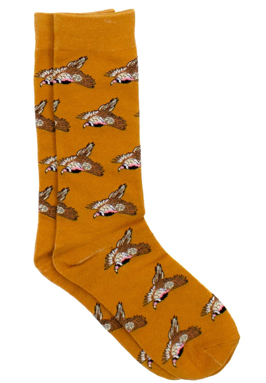Properly Tied Sock Flying Pheasant