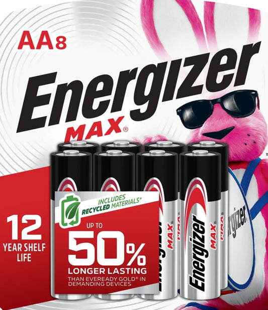 Energizer Max AA 8 Pack
