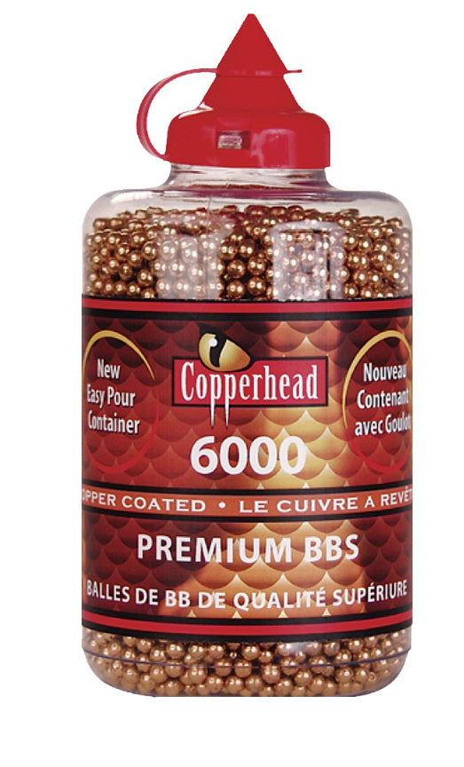 Crosman 0767 Copperhead 177 Copper-Coated Steel 6000/Bottle