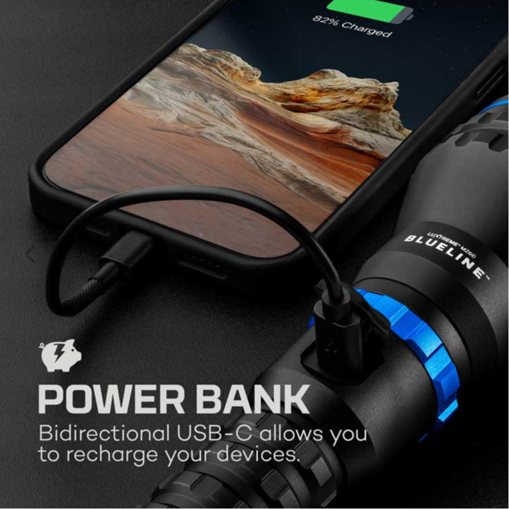 LUXTREME MZ60 BLUELINE FLASHLIGHT