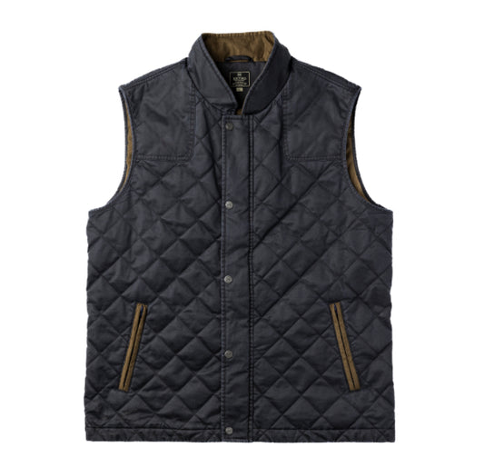 Heybo Warner Quilted Vest: Black