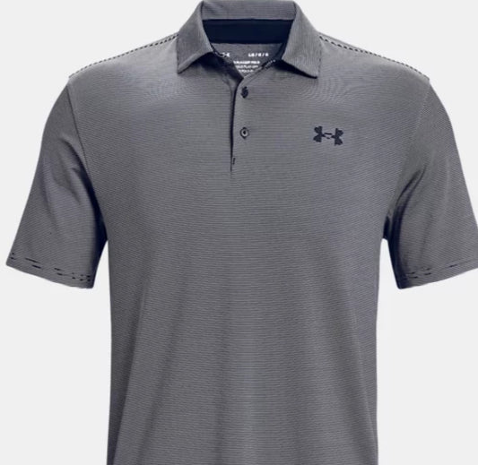 Under Armour  Playoff 3.0 Strip Polo Navy