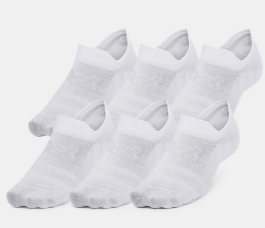 Under Armour Unisex UA Essential 6PK Unlt-WHT