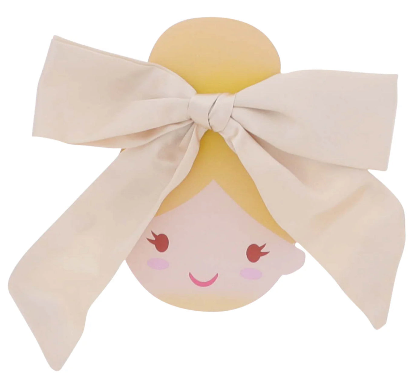 Jane Marie Kids Satin Hair Bow Ivory