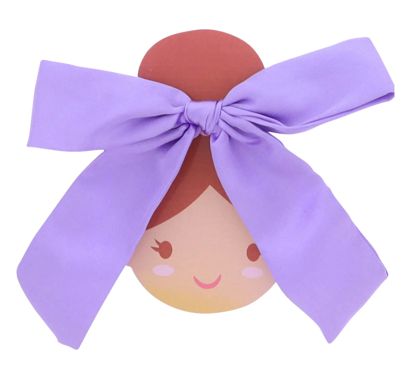 Jane Marie Kids Satin Hair Bow Lavender