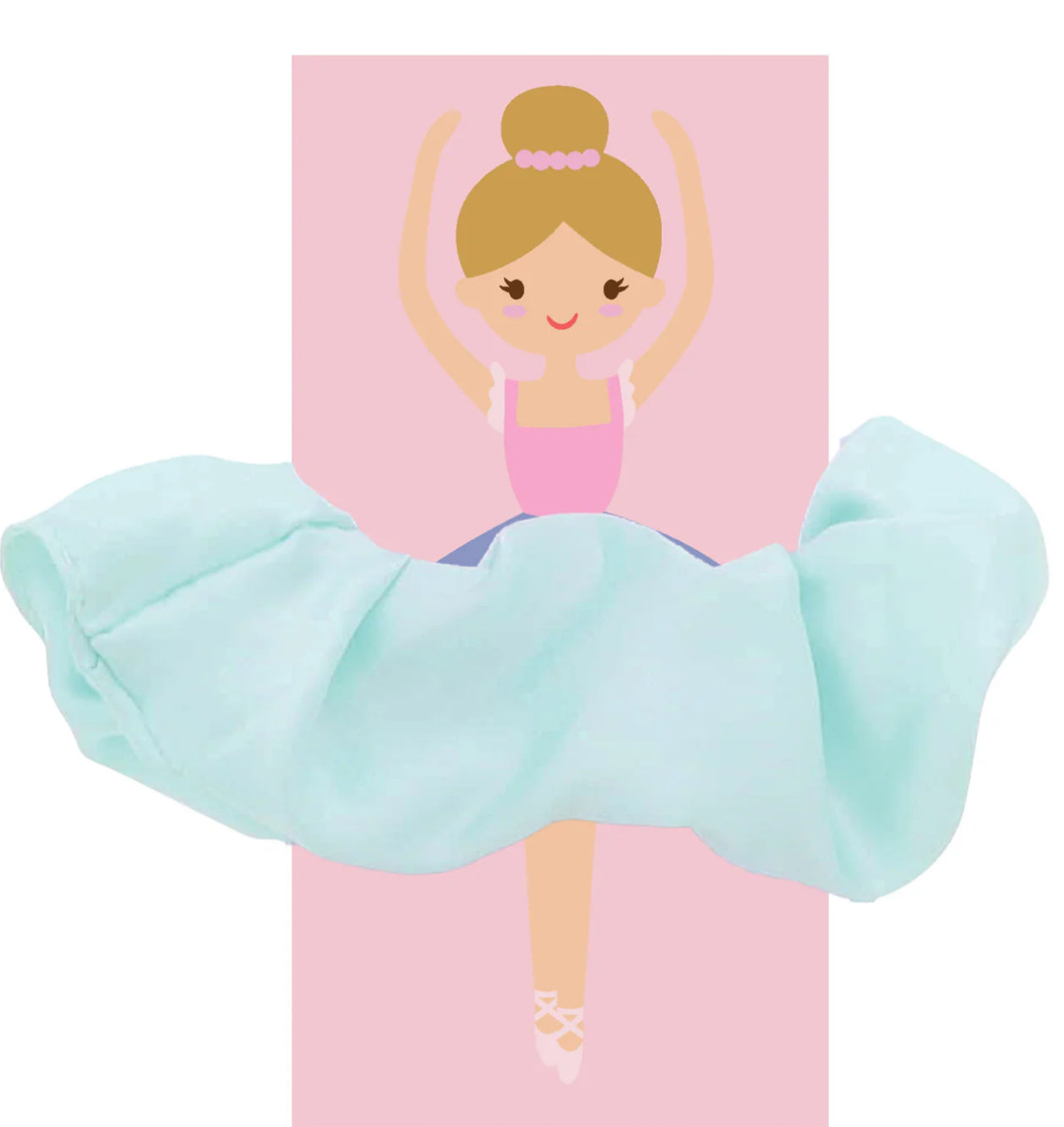 Jane Marie Kids Satin Scrunchie Mint Blue