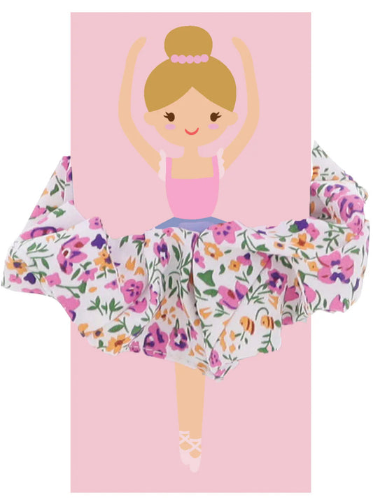 Jane Marie Kids Satin Scrunchie Floral
