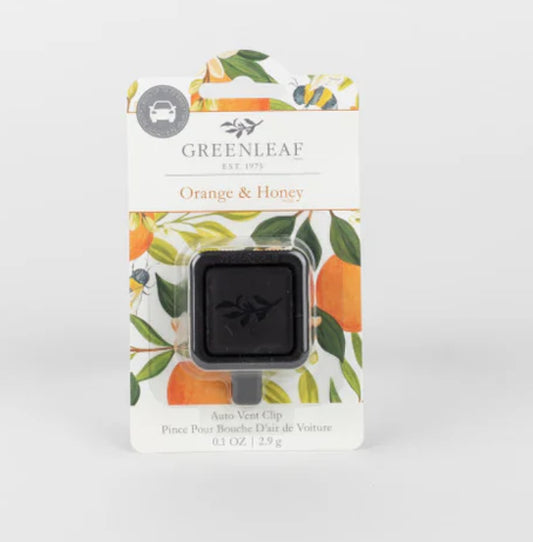 Greenleaf  Orange & Honey Auto Vent Clip