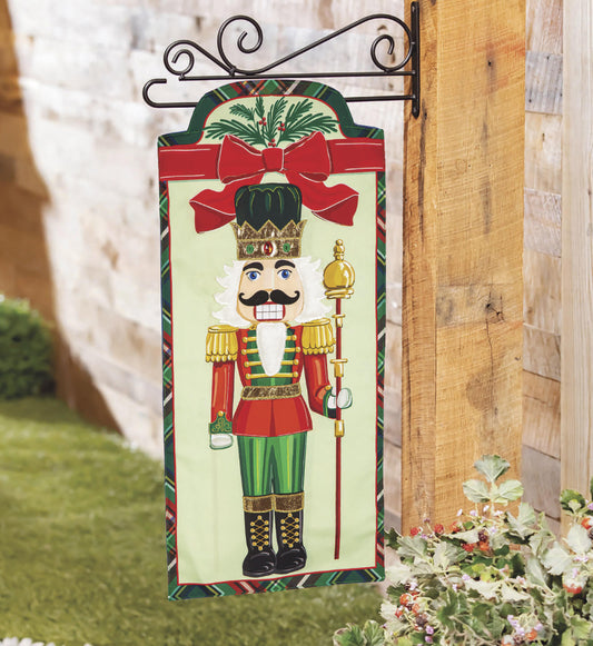 Evergreen Deck the Halls Nutcracker Everlasting Impression Textile Decor  14L12442XL