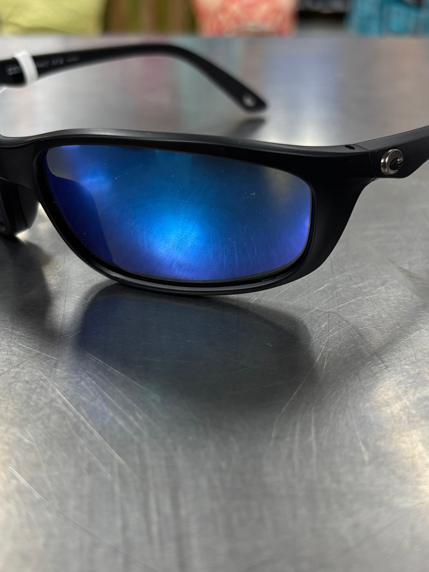 Costa Brine II Matte Black W/Blue Mirror580P