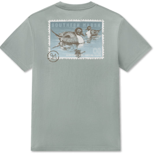 Southern Marsh Youth Duckstamp - Pintail Tee YAPTD Burnt Sage