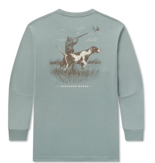 Southern Marsh Youth LS Pointer Uplander Tee YLPUT