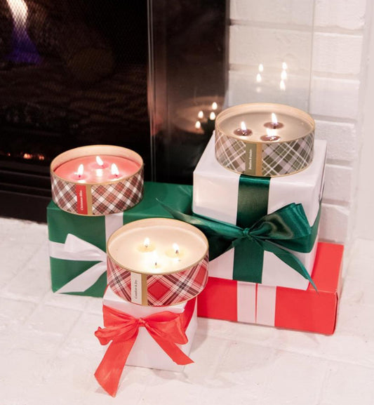Bridgewater Christmas Bliss 3 Wick Tin Candle