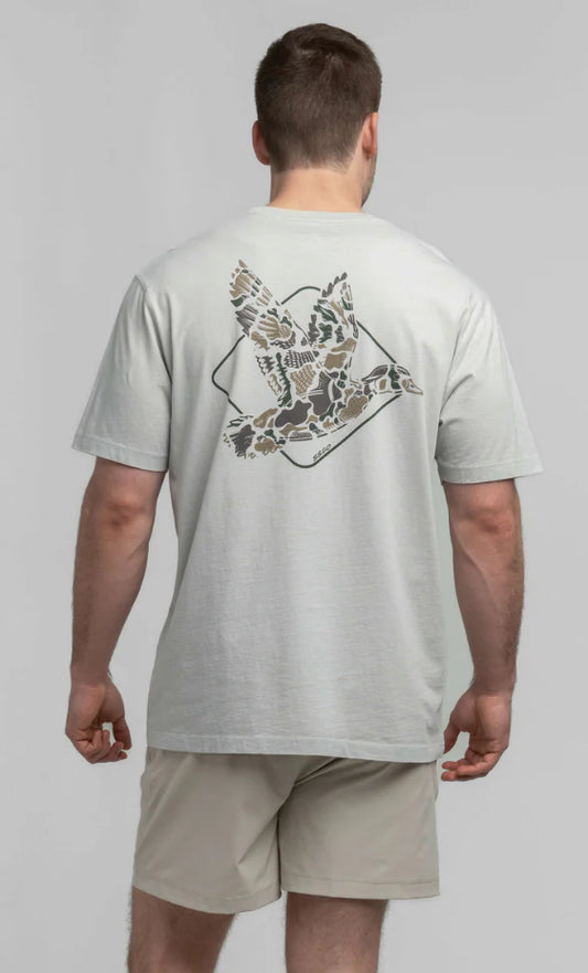 Southern Shirt  Camo Flight Tee - Oyster