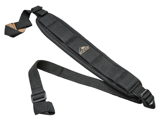 Butler Creek 80023 Comfort Stretch Shotgun Sling Black Neoprene w/Non-Slip Grippers 2.50" Wide Adjustable Design