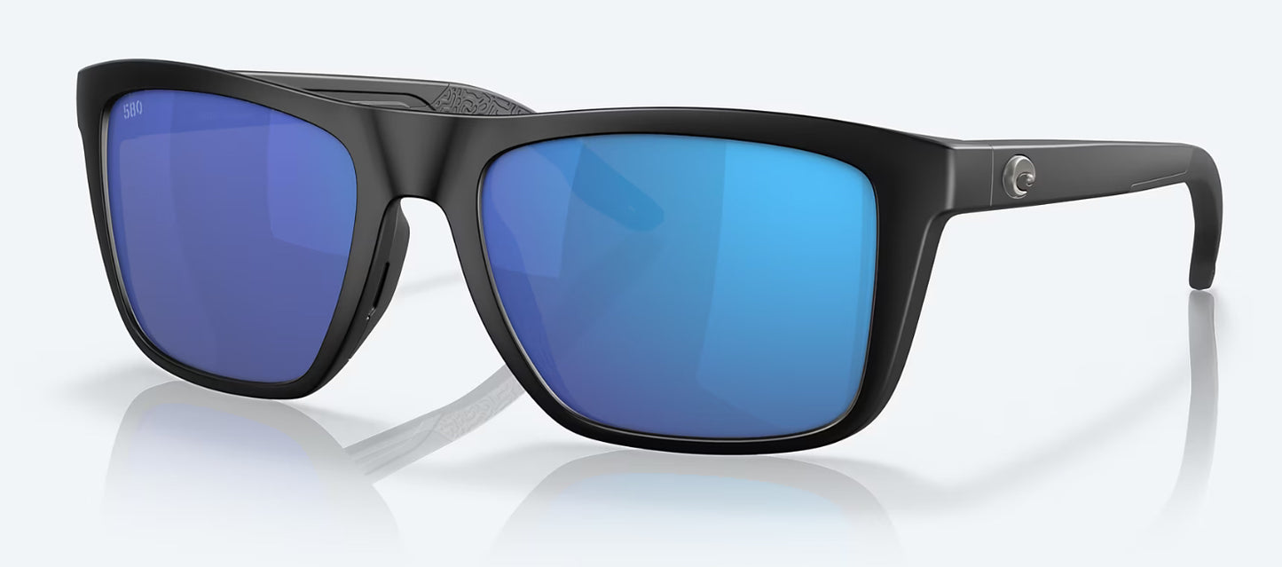 Costa MainSail Xl Matte Black W/Blue Mirror 580G