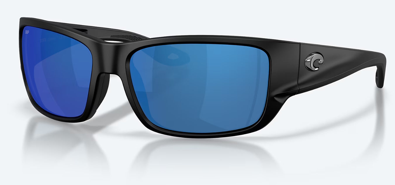 Costa  Schoolie Matte Black Blue Mirror 580P