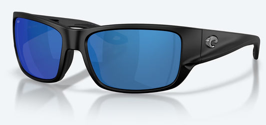 Costa  Schoolie Matte Black Blue Mirror 580P