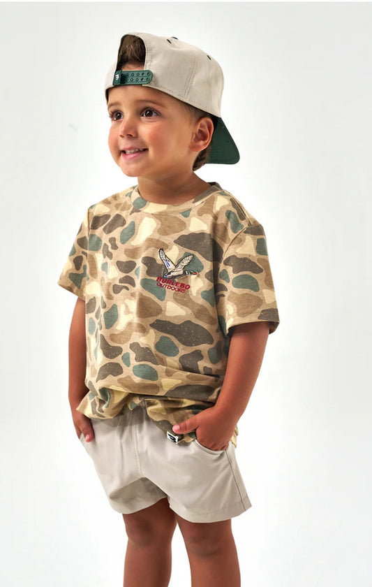 Burlebo Youth Tee - Pintail Camo