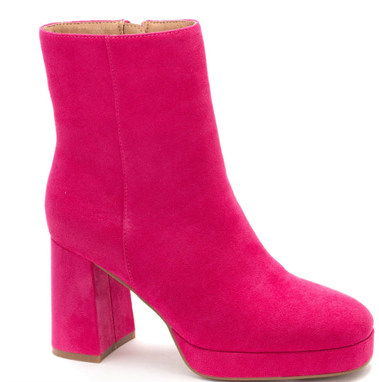 Corky’s Slug Bug Fuchsia Suede Boot 80047