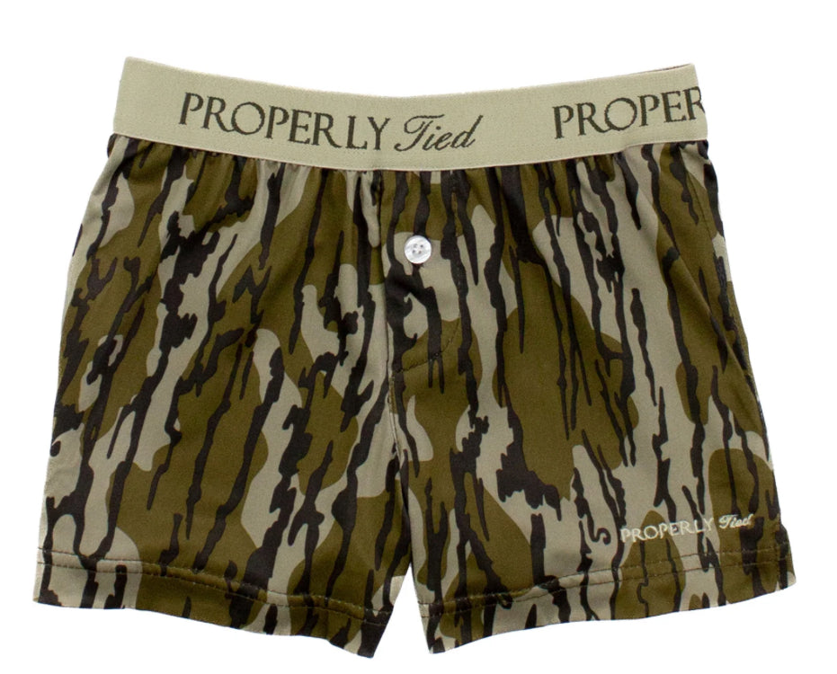 Properly Tied Boys Inlet Boxer Mossy Oak Original Bottomland LDL3001-OBD-02