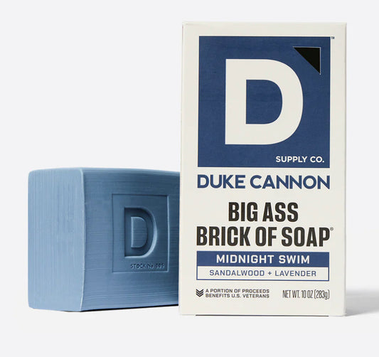 Duke Cannon BIG ASS BRICK OF SOAP Midnight Swim.