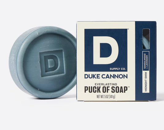 Duke Cannon MIDNIGHT SWIM EVERLASTING PUCK OF SOAP
