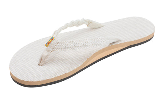 Rainbow Hemp Flirty Braidy - Single Layer Arch Support with a 1/2" Braided Strap