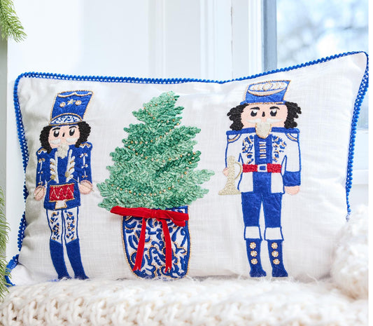 Mary Square Lumbar Pillow Merry Marchers