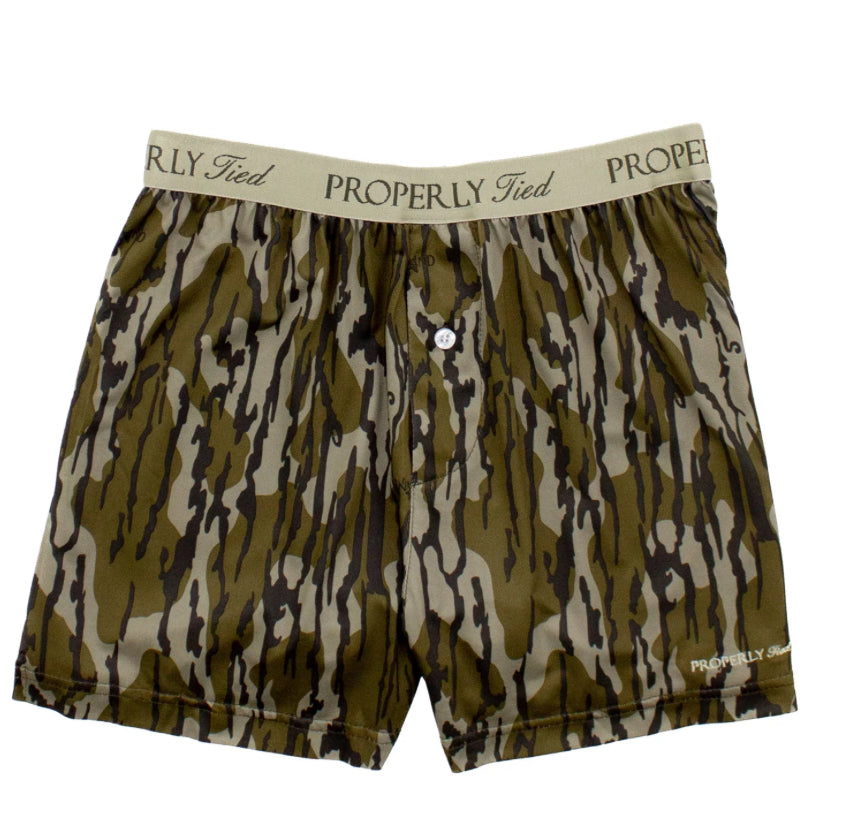 Properly Tied Inlet Boxer Mossy Oak Original Bottomland