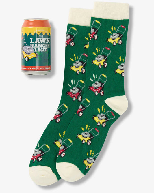 Hatley Men's Lawn Ranger Beer Can Socks