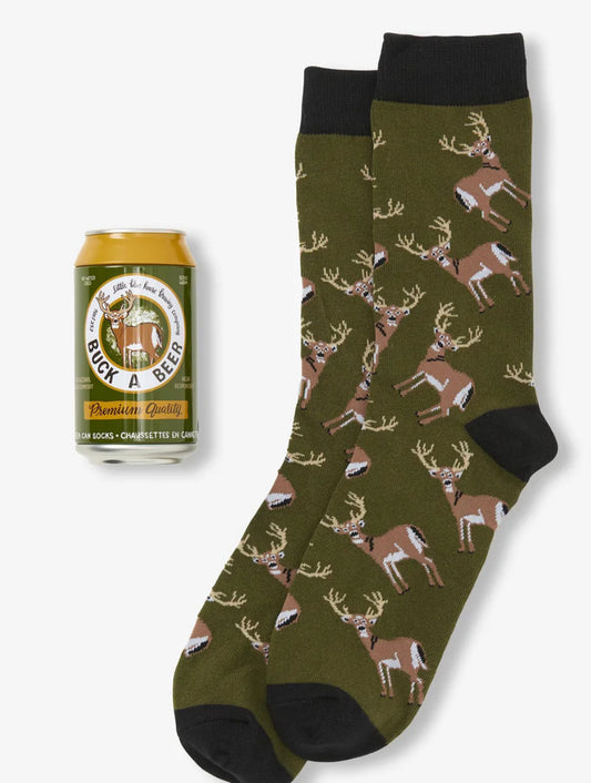 Hatley Buck A Beer Men's Beer Can Socks